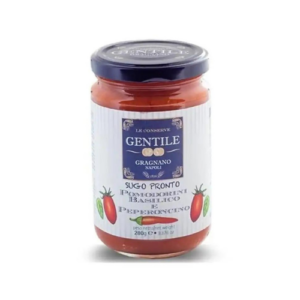 TOMATO SAUCE WITH CHILI AND BASIL 280g.