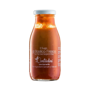 TOMATO SAUCE WITH BASIL 250g.